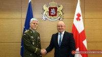  ლევან იზორია ნატოს სამხედრო კომიტეტის თავმჯდომარეს შეხვდა