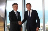 დონალდ ტუსკი ბიძინა ივანიშვილთან შეხვედრისას - ვგრძნობ, რომ საქართველოს ძალიან კარგი და იმედისმომცემი მომავალი აქვს