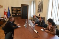 გივი მიქანაძე საქართველოში ევროპის საბჭოს ოფისის ხელმძღვანელს შეხვდა