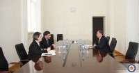 ვახტანგ მახარობლიშვილი, საქართველოში მოლდოვის ელჩს, გეორგე ლეუკას შეხვდა