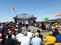 ზურაბ პატარაძე გომის მთაზე შუამთობის დღესასწაულს დაესწრო