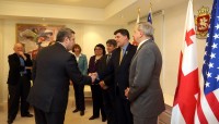 პრემიერი აშშ-ის სტრატეგიული პარტნიორობის ქარტიის კომისიის ეკონომიკის, ვაჭრობისა და ენერგეტიკის სამუშაო ჯგუფის თანათავმჯდომარეებს შეხვდა 