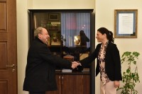 სოფიო ქაცარავა ბელგიის სამეფოს საგანგებო და სრულუფლებიან ელჩს საქართველოში ბერტ შუფს შეხვდა