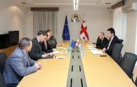 გიორგი გახარია კრიზისის საკითხებში ევროკავშირის სპეციალურ წარმომადგენელს ტოივო კლაარს შეხვდა