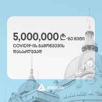 თიბისი COVID 19-ის გამოწვევების დასაძლევად 5 მილიონ ლარზე მეტს გაიღებს