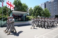 სახელმწიფო უსაფრთხოების სამსახურის ობიექტების დაცვის მთავარი სამმართველოს ახალწვეულებმა სამხედრო ფიცი დადეს