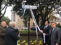 კრაკოვში შოთა რუსთაველის სახელობის სკვერი გაიხსნა