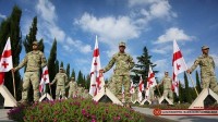 მუხათგვერდის ძმათა სასაფლაოზე დაღუპული გმირების ხსოვნას პატივი მიაგეს
