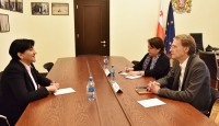ირმა ინაშვილი გერმანიის ელჩის მოადგილეს შეხვდა