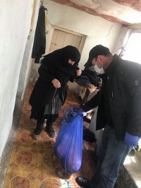 შეჭირვებული და მარტოხელა მოსახლეობისათვის ონში პირველადი სასურსათო პაკეტების დარიგება დაიწყო