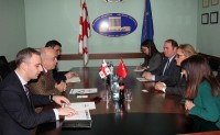 ვახტანგ ყოლბაია თურქეთის რესპუბლიკის ელჩს შეხვდა