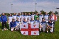 საქართველოს პარლამენტის დეპუტატები და აპარატის თანამშრომლები საპარლამენტთაშორისო საფეხბურთო ტურნირზე ფინალში გავიდნენ