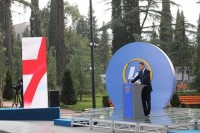 გიორგი გახარია: აუცილებლად უნდა მივიდეთ არჩევნებზე 31 ოქტომბერს, რამეთუ ეს არჩევანი განაპირობებს შემდგომი ათწლეულებით ქვეყნის დემოკრატიულ განვითარებას