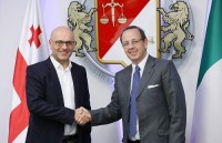 ივანე მაჭავარიანი იტალიის ელჩს შეხვდა