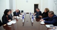 დავით ზალკალიანი სამხრეთ კავკასიასა და საქართველოში კრიზისის საკითხებში ევროკავშირის სპეციალურ წარმომადგენელს შეხვდა