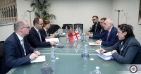 საქართველოს საგარეო საქმეთა მინისტრი ალბანელ კოლეგას შეხვდა