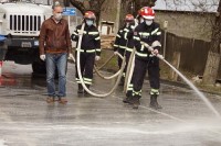 ონის ქუჩებში სადეზინფექციო სამუშაოები ჩატარდა