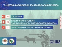 ნადირობის სეზონის გახსნიდან დღემდე უკანონო ნადირობის 304 ფაქტი გამოვლინდა