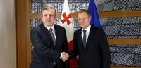 გიორგი კვირიკაშვილი ევროპული საბჭოს პრეზიდენტს შეხვდა 