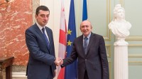 გიორგი გახარია ფრანგ კოლეგას შეხვდა