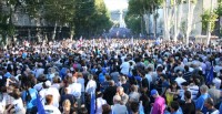 „ქართული ოცნების“ აქცია თვაისუფლების მოედანზე უკვე დასრულებულია 