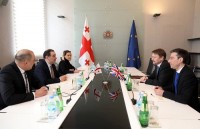 მიხეილ ჩხენკელი დიდი ბრიტანეთის ელჩს ჯასტინ მაკკენზი სმიტს შეხვდა