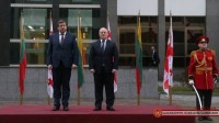 საქართველოს ლიტვის თავდაცვის მინისტრი სტუმრობს