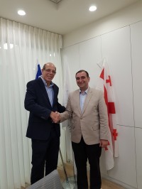 მიხეილ ჩხენკელი ბარ-ილანის უნივერსიტეტს ეწვია