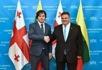 ირაკლი კობახიძე ლიეტუვას რესპუბლიკის საგარეო საქმეთა მინისტრს შეხვდა