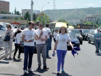 „ქართული ოცნების“ ახალგაზრდულმა ფრთამ მედიის მხარდამჭერი საინფორმაციო აქცია გამართა