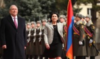 საქართველოს პრეზიდენტის სომხეთში ოფიციალური ვიზიტი დასრულდა