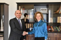 თამარ ხულორდავა ევრონესტის საპარლამენტო ასამბლეაში სომხეთის დელეგაციის ხელმძღვანელს შეხვდა