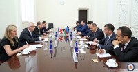 მიხეილ ჯანელიძე აზერბაიჯანის დიასპორასთან მუშაობის სახელმწიფო კომიტეტის თავმჯდომარეს შეხვდა