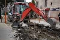 დიდუბის რაიონში საგზაო ინფრასტრუქტურული სამუშაოები მიმდინარეობს