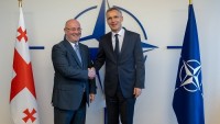 ლევან იზორია ბრიუსელში ნატოს გენერალურ მდივანს შეხვდა