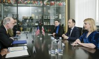ლევან დავითაშვილი აშშ-ს საგანგებო და სრულუფლებიან ელჩს შეხვდა