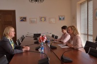 თამარ ხულორდავა საქართველოში ლატვიის ელჩს შეხვდა