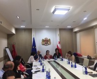 კანცელარიაში გაეროს ბავშვის უფლებათა კონვენციის განხორციელებისა და ბავშვთა უფლებების საკითხებზე მომუშავე უწყებათაშორისი კომისიის სხდომა გაიმართა კანცელარიაში გაეროს ბავშვის უფლებათა კონვენციის განხორციელებისა და ბავშვთა უფლებების საკითხებზე მომუშავე უწყებათაშორისი კომისიის სხდომა გაიმართა