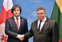 ირაკლი კობახიძე ლიეტუვის საგარეო საქმეთა მინისტრს შეხვდა