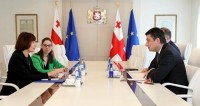 გიორგი გახარია ელიზაბეთ რუდს შეხვდა გიორგი გახარია ელიზაბეთ რუდს შეხვდა