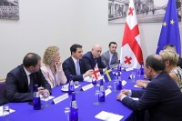 არჩილ თალაკვაძე შვედეთის პარლამენტის თავმჯდომარის მოადგილეს შეხვდა