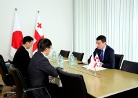 გიორგი გახარია იაპონიის ელჩს შეხვდა