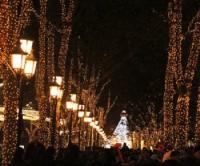 საახალწლო განათებების მონტაჟის გამო დედაქალაქის რამდენიმე ქუჩაზე მოძრაობა შეიზღუდება