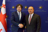 ირაკლი კობახიძე თურქეთის რესპუბლიკის საგარეო საქმეთა მინისტრს შეხვდა