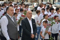 ქუთაისის წმინდა ნინოს სახელობის მესამე საშუალო სკოლის წინ თამარ დახუნდარიძის ვარსკვლავი გაიხსნა