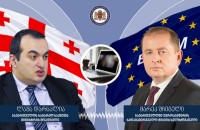 ლაშა დარსალიამ საქართველოში ევროკავშირის სადამკვირვებლო მისიის ახალ ხელმძღვანელთან ონლაინ შეხვედრა გამართა