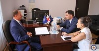 ვახტანგ მახარობლიშვილი საქართველოში მოლდოვის რესპუბლიკის ელჩს შეხვდა