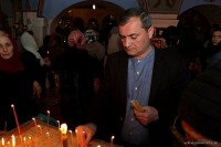 სენაკში ხარების დღესასწაულთან დაკავშირებით წირვა ჩატარდა