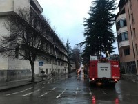 გურჯაანის მერიის შენობაში ხანძარი გაჩნდა