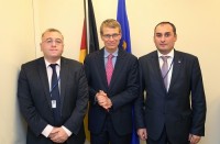 დიმიტრი ქუმსიშვილი და კობა გვენეტაძე სსფ-ში გერმანიის აღმასრულებელ დირექტორს შეხვდნენ